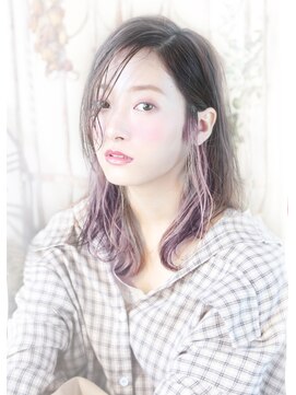 メル(Mer) ☆イルミナカラーでちょっとモードなニュアンスインナーカラー☆