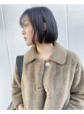 ダークアッシュ × 乾かすだけで決まるBob【Steed/立川】