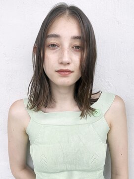 アイティー バイ アルバム 中野店(IT by ALBUM) ナチュラルロブ_ショートパーマホワイトアッシュ_37949