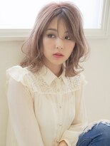 アグ ヘアー マナ 江南店(Agu hair mana) 《Agu hair》シースルーバングでふんわり色っぽミディ