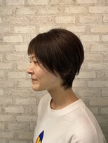 ヘア サロン ルート 幕張(Hair Salon ROUTE)&nbsp;《大人可愛い》20代30代40代前下がり丸みショート [ROUTE幕張店]