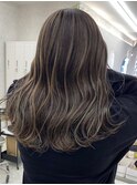 グレージュハイライトコントラスト20代30代40代