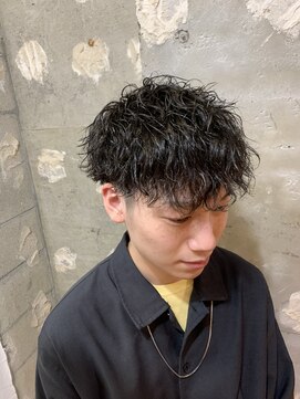 アカ(ACA) ツイストスパイラルパーマツイストパーマメンズマッシュ札幌大通