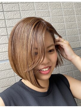 アッシュ 東戸塚店(Ash) ハイライトボブ