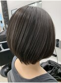 ★デザインカラー/レイヤーカット/ウェットヘアオリーブベージュ