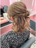 【ヘアセット】ハーフアップ/結婚式/梅田