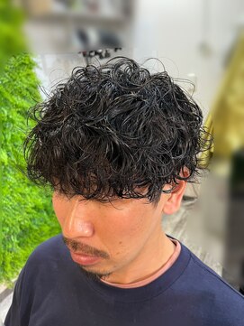 デルフィーノ ヘアーパフォーム(delfino hair perform) メンズ波巻きパーマ