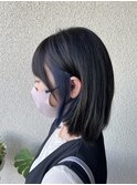 イヤリングカラー ブルーブラック