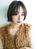 シェル 国分寺(shell) くびレイヤーエモージュグレージュカラーくびれショート/国分寺