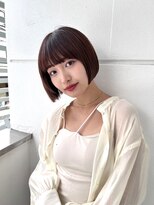 サンド 鹿児島中央(sand)&nbsp;黒髪/グレーベージュ/レイヤーロング/前髪パーマ[鹿児島中央駅]