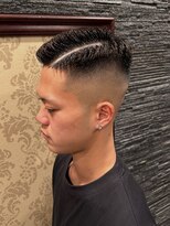 プレミアムバーバー 目黒店(PREMIUM BARBER produce by HIRO GINZA) スキンフェード×濡れパン