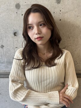 エミュ 中央駅店(eMu) ロングレイヤー♪ブラウンベージュ