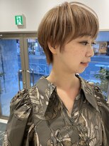 ネイロ 錦糸町(NeiRo)&nbsp;ミルクティーベージュショートボブマッシュショート