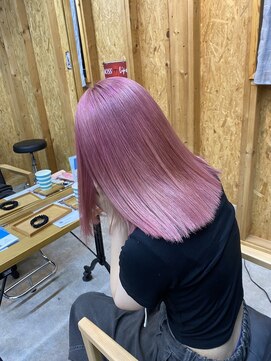 アフターニュース 新潟(afternews) ピンクベージュ/ダブルカラー/ケアブリーチ/髪質改善/駅南