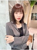 顔周り ボブ 韓国 レイヤー ダブルカラー 名駅 リタッチ 447