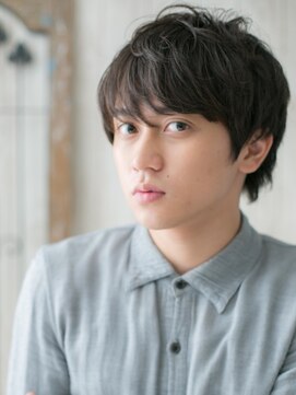 モッズヘアー メン 戸田公園店(mod's hair men) ダークアッシュ束感ショート就活ヘアf戸田公園