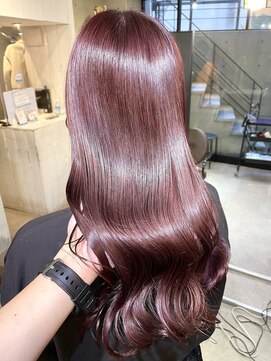 ポプルス(popls) ブリーチなしピンク/ブリーチなしダブルカラー/髪質改善