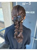 ツイン編み下ろし
