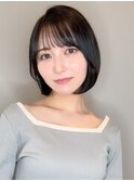 タッセルボブ×韓国風！簡単スタイリングで艶髪に◎