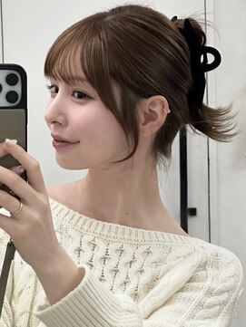 パルス ヨコハマ(PULSE yokohama) ミディアムレイヤーカット内巻き顔まわりレイヤーカット