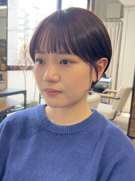 ノア 奈良駅前店(NoA) 前髪ありショートヘア　丸みショート　ショートボブ　田村梨乃