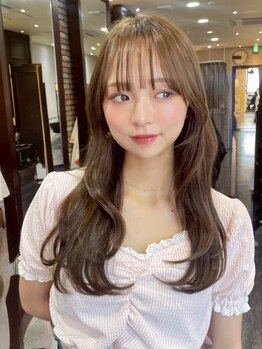 フラヴ(FLEVE)の写真/顔回りに合わせたカットで小顔見せ効果◎<ただ伸ばす>のでは無く<最大限綺麗に伸ばす>を叶えます。