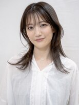 ピークアブー アヴェダ アトレ恵比寿(PEEK-A-BOO AVEDA) レイヤーミディアム/顔まわりレイヤー/くびれミディ/前髪あり