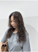 海外風カーリーヘア