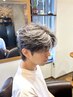 カット＋ホワイトメッシュ￥16000