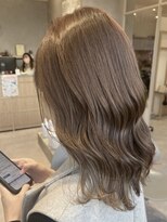 スピンヘア SOCOLA塚口店(Spin hair)&nbsp;韓国巻きミルクティーベージュ/艶感