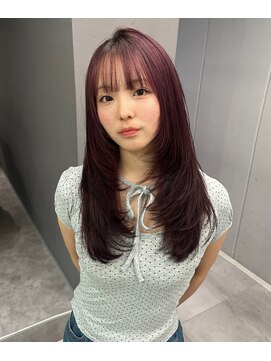 ロテ 名古屋 名駅店(Lote.) ミディアムヘア/暗めカラー/グランマッシュ