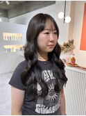 透明感グレージュカラー