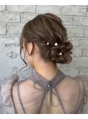 大人可愛い◎シニヨンアレンジ 池袋 ヘアセット ヘアメイク