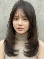 カバーヘア ブリス 北浦和(COVER HAIR bliss)&nbsp;バタフライカット黒髪ワンホンレイヤーロングA9北浦和20代30代