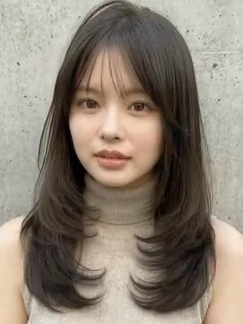 カバーヘア ブリス 北浦和(COVER HAIR bliss) バタフライカット黒髪ワンホンレイヤーロングA9北浦和20代30代