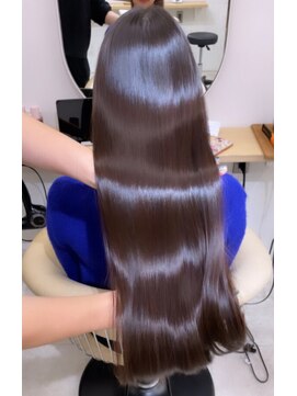 サンド 池袋(sand) 池袋 髪質改善 縮毛矯正 朝の時短ロング