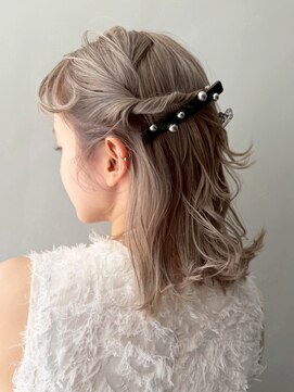 シオン(shion) アップヘアアレンジ韓国結婚式_ba589332