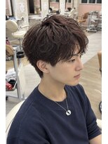 FIGARO MEN'S -UMEDA-【メンズアイブロウ/眉毛/ブリーチ/メンズカット/パーマ】 ニュアンスパーマ/メンズパーマ/メンズアイブロウワックス