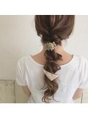 〔ange maco〕ロングのゆるめダウンスタイル