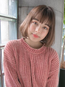リリアン 表参道(relian) バングがポイント☆内巻きボブ【relian表参道】
