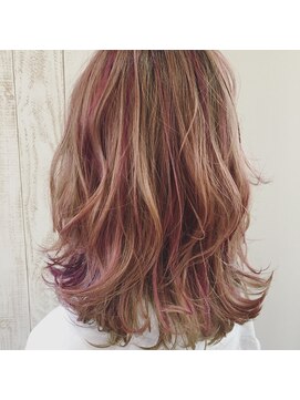 ヘアーレクスアリイ(Hair Lex Alii) Alii川合《#浜松カラー》ピンクメッシュカラートリートメント