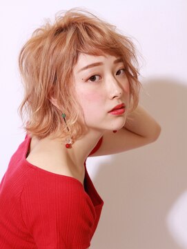 エムスラッシュ 新百合ヶ丘(M.SLASH) 【M.SLASH】ハイトーンきらめくキュートボブ