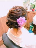 ゆるっとヘアアレンジ(ミディアム)