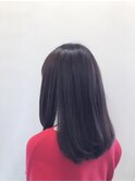ラベンダーブラウンのうるツヤ愛されストレート☆