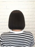 小顔ワンレンボブ♪