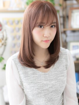 カバーヘア イヴ 戸頭店(COVER HAIR EVE) 顔まわり小顔レイヤーのニュアンスストレートa戸頭10代20代30代