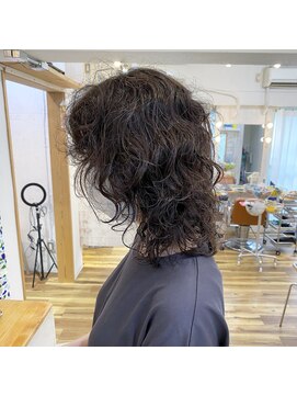 Coast ウルフヘア パーマ ウルフ ミディアム 強めパーマ L コースト Coast のヘアカタログ ホットペッパービューティー