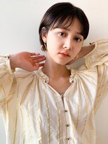 ラパンセ ブルー(LA PENSEE BLEU)&nbsp;【LA PENSEE】大人かわいいマッシュショート センターパート