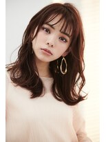 ヘアーサロンデフォーエバールークス(hairsalon de Forever Lux)&nbsp;石原さとみ風ひし形で大人かわいいラベンダーアッシュネオウルフ