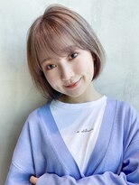 アイティー バイ アルバム 浦和店(IT by ALBUM) ナチュラルボブ_くびれミディイヤリングカラー_8356